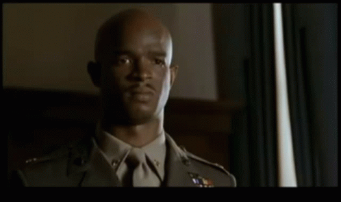 A Man In A Military Uniform Says Got To Be Somebody Need Some Killin ' GIF
