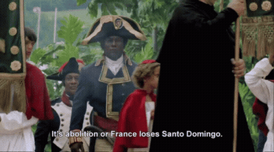 A Man In A Military Uniform Says It 'S Abolition Or France Loses Santos Domingo GIF
