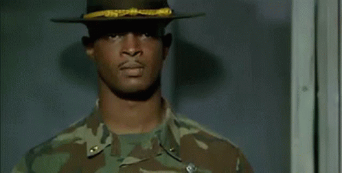 A Man In A Military Uniform Says Really ? GIF
