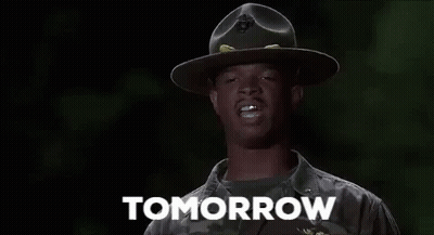 A Man In A Military Uniform Says `` We 'Re Gonna Start '' . GIF