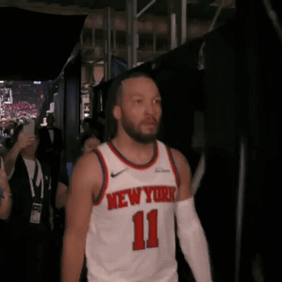 A Man In A New York Jersey Number 11 Walks Through A Tunnel GIF