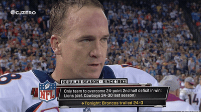 A Man In A Nfl Uniform Is Talking To Someone GIF