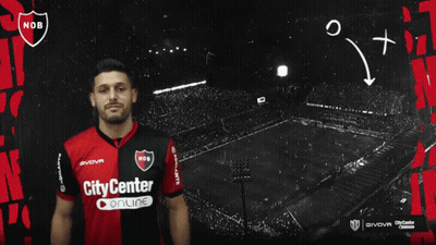 A Man In A Nob Jersey Stands In Front Of A Poster That Says Igood 00000L GIF