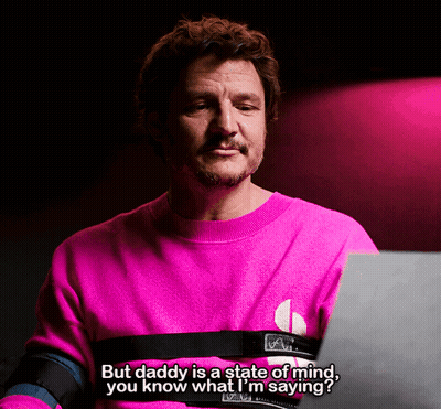 A Man In A Pink Shirt With A Heart Rate Monitor On His Chest Says But Daddy Is A State Of Mind GIF