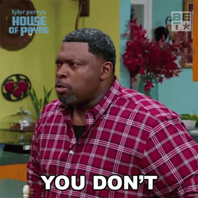 A Man In A Plaid Shirt Is Saying You Don 'T GIF