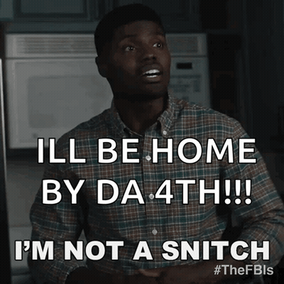 A Man In A Plaid Shirt Says Ill Be Home By Da 4Th GIF