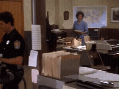 A Man In A Police Uniform Has A Patch On His Shoulder That Says ' Washington D.c. ' GIF