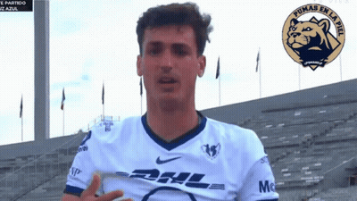 A Man In A Pumas En La Luz Jersey GIF