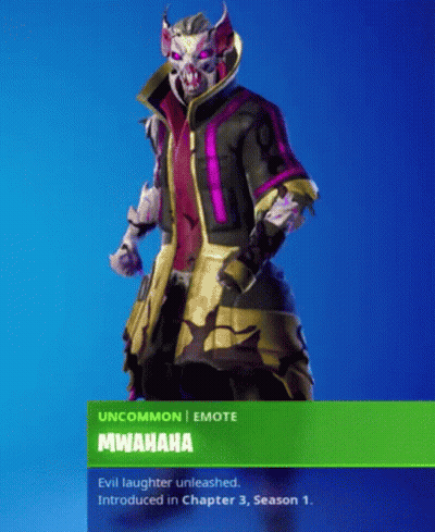 A Man In A Purple And Gold Outfit With A Mask On His Face GIF