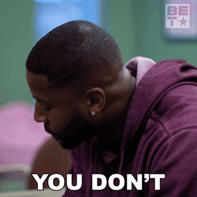 A Man In A Purple Hoodie Is Saying You Don 'T GIF
