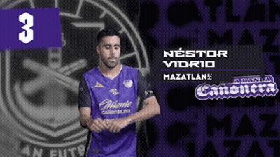 A Man In A Purple Shirt With The Number 3 On The Bottom GIF