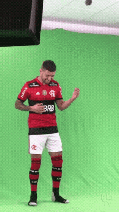 A Man In A Red And Black Jersey That Says Br8 On It GIF