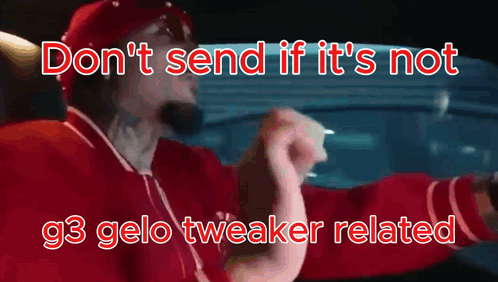 A Man In A Red Jacket And Hat Says " Don T Send If It 'S Not " GIF