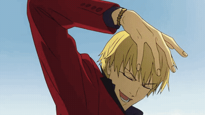 A Man In A Red Jacket Holds His Hand To His Head GIF