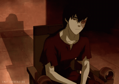A Man In A Red Shirt Is Sitting In A Chair With The Words Emotion Bending Behind Him GIF