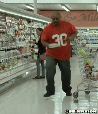 A Man In A Red Shirt That Has The Number 30 On It GIF