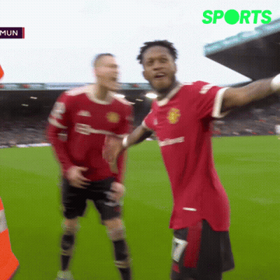 A Man In A Red Shirt With The Number 7 On It GIF