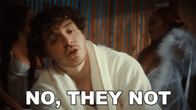 A Man In A Robe Says No They Not In Front Of Two Women GIF
