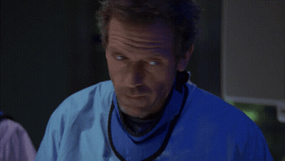 A Man In A Scrub Top Says " Don 'T Make Me Slap You " GIF