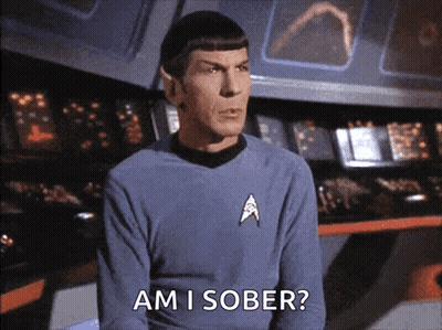 A Man In A Star Trek Uniform Asks Am I Sober GIF
