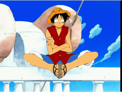 A Man In A Straw Hat Sits With His Arms Crossed GIF
