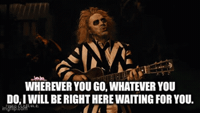 A Man In A Striped Shirt Is Playing A Guitar And Says Wherever You Go Whatever You Do I Will Be Right Here GIF