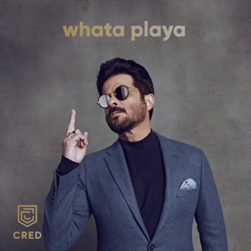 A Man In A Suit And Sunglasses Giving A Thumbs Up With The Words Whatta Playya Below Him GIF