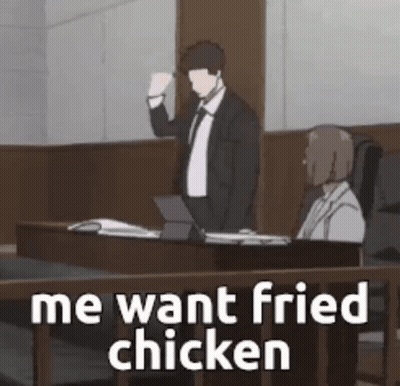 A Man In A Suit And Tie Is Giving A Speech In A Courtroom While A Woman Sits In The Audience . GIF