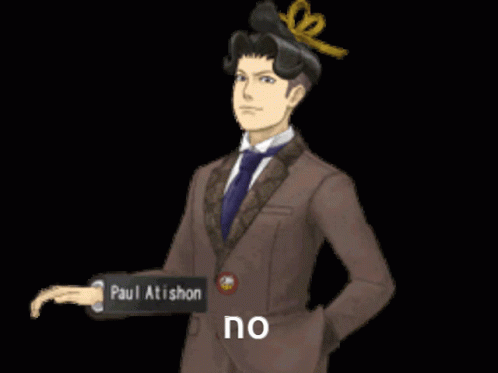 A Man In A Suit And Tie Is Holding A Sign That Says Paul Atishon GIF