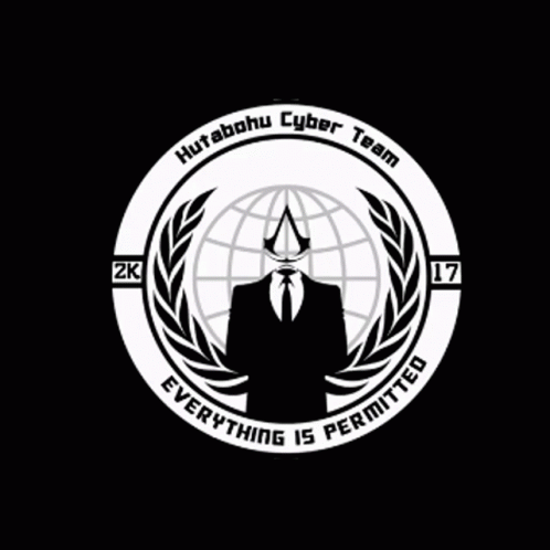 A Man In A Suit And Tie Is In A Circle With The Words Everything Is Permitted GIF