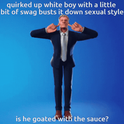A Man In A Suit And Tie Is Making A Funny Face GIF