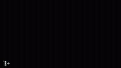 A Man In A Suit And Tie Is Running Down A Street With A Sign That Says 18+ On It GIF