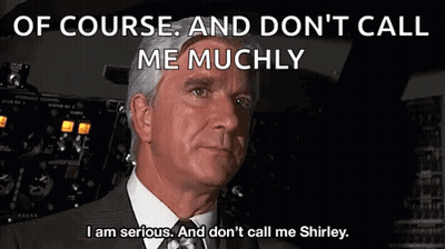 A Man In A Suit And Tie Is Saying I Am Serious And Don 'T Call Me Shirley GIF
