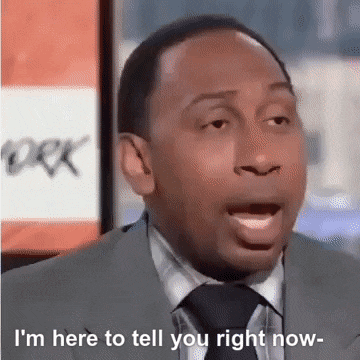 A Man In A Suit And Tie Is Saying `` I 'M Here To Tell You Right Now . '' GIF