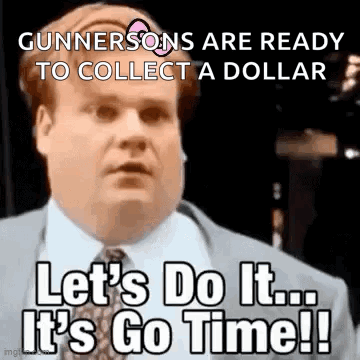 A Man In A Suit And Tie Is Saying Let 'S Do It . It 'S Go Time ! GIF