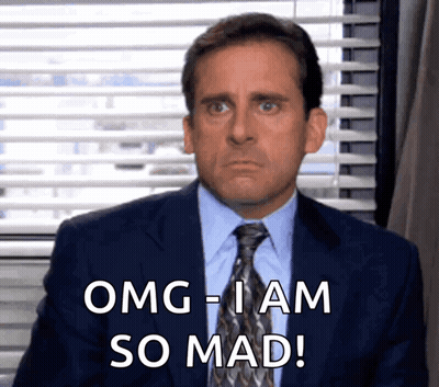 A Man In A Suit And Tie Is Saying Omg-I Am So Mad GIF