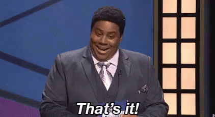 A Man In A Suit And Tie Is Saying `` That 'S It '' . GIF