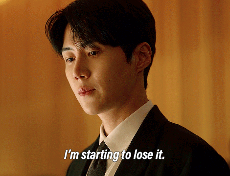 A Man In A Suit And Tie Is Starting To Lose It GIF