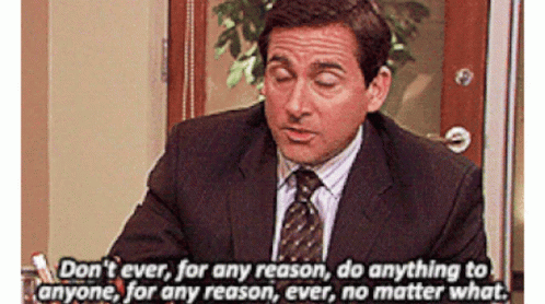 Man In Suit And Tie Talking About Doing Anything For Any Reason GIF