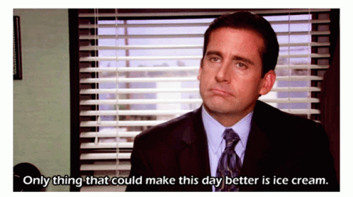 Man In Suit Talking About Ice Cream GIF