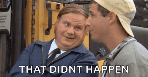 A Man In A Suit And Tie Is Talking To Another Man In A Baseball Cap . GIF