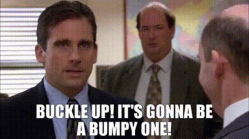A Man In A Suit And Tie Is Talking To Two Other Men In Suits And Ties . GIF