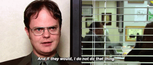A Man In A Suit And Tie Says " And If They Would I Do Not Do That Thing " GIF