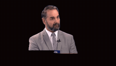 A Man In A Suit And Tie Says Bam Am Am GIF