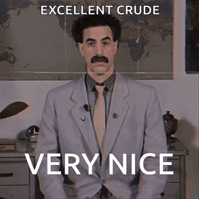 A Man In A Suit And Tie Says Excellent Crude GIF