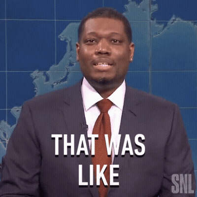 A Man In A Suit And Tie Says " Forty Years Ago Snl " GIF