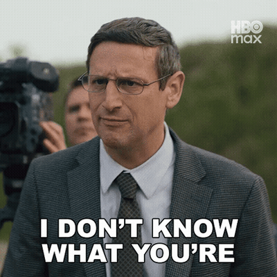 A Man In A Suit And Tie Says I Don T Know What You 'Re GIF
