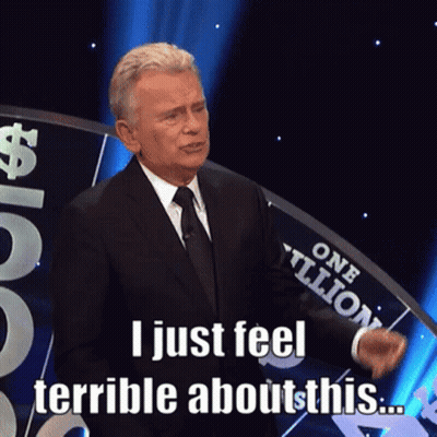 A Man In A Suit And Tie Says " I Just Feel Terrible About This ... " GIF