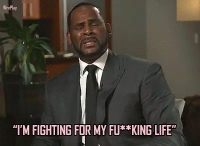A Man In A Suit And Tie Says I 'M Fighting For My Fu * King Life GIF