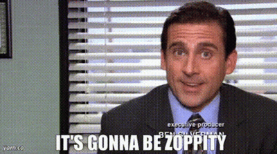 A Man In A Suit And Tie Says It 'S Gonna Be Zoppty GIF